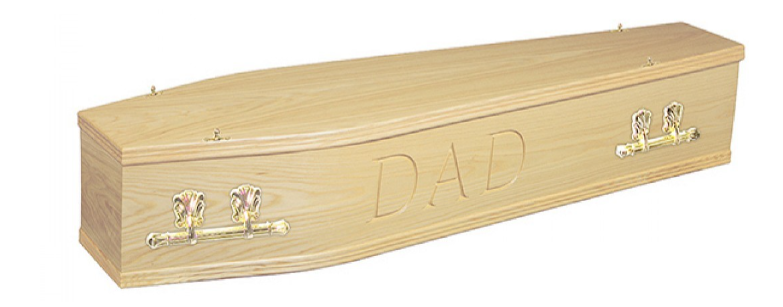 Named Chiltern Oak Coffin