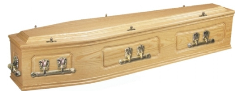 Cavendish Oak Solid Coffin