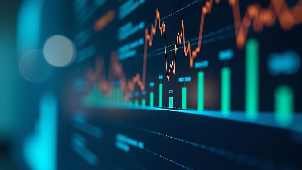Close-up view of a digital dashboard showing IT project timelines and metrics