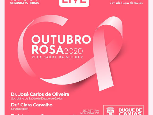 Live com dicas de prevenção de câncer de mama