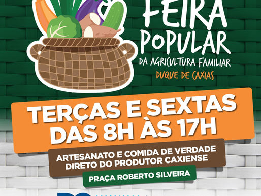 Todas terça e sexta-feira tem Feira Popular de Agricultura Familiar em Caxias