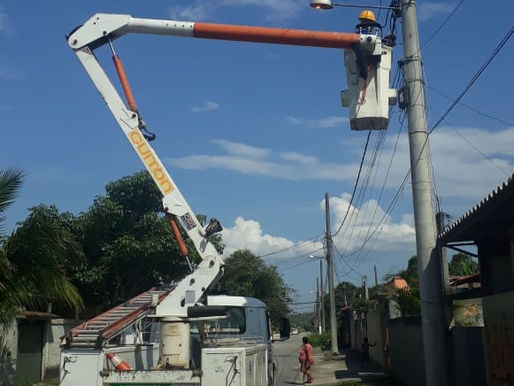 Prefeitura de Japeri já restaurou
1587 pontos de luz no municípi