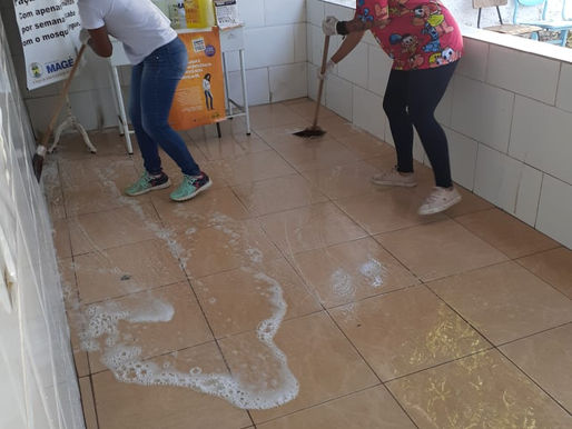 USFs DE MAGÉ PASSAM POR LIMPEZA E HIGIENIZAÇÃO