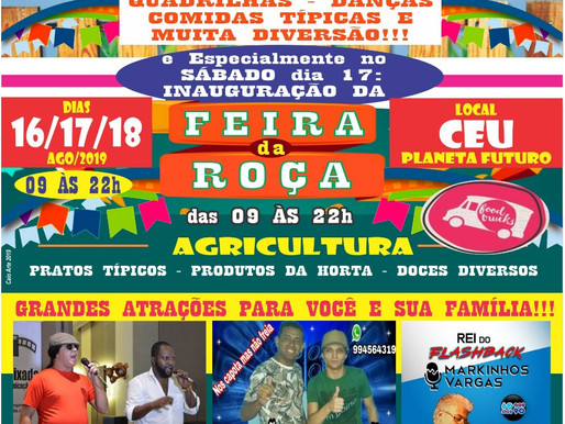 Começa nesta sexta a tradicional festa do São Roque