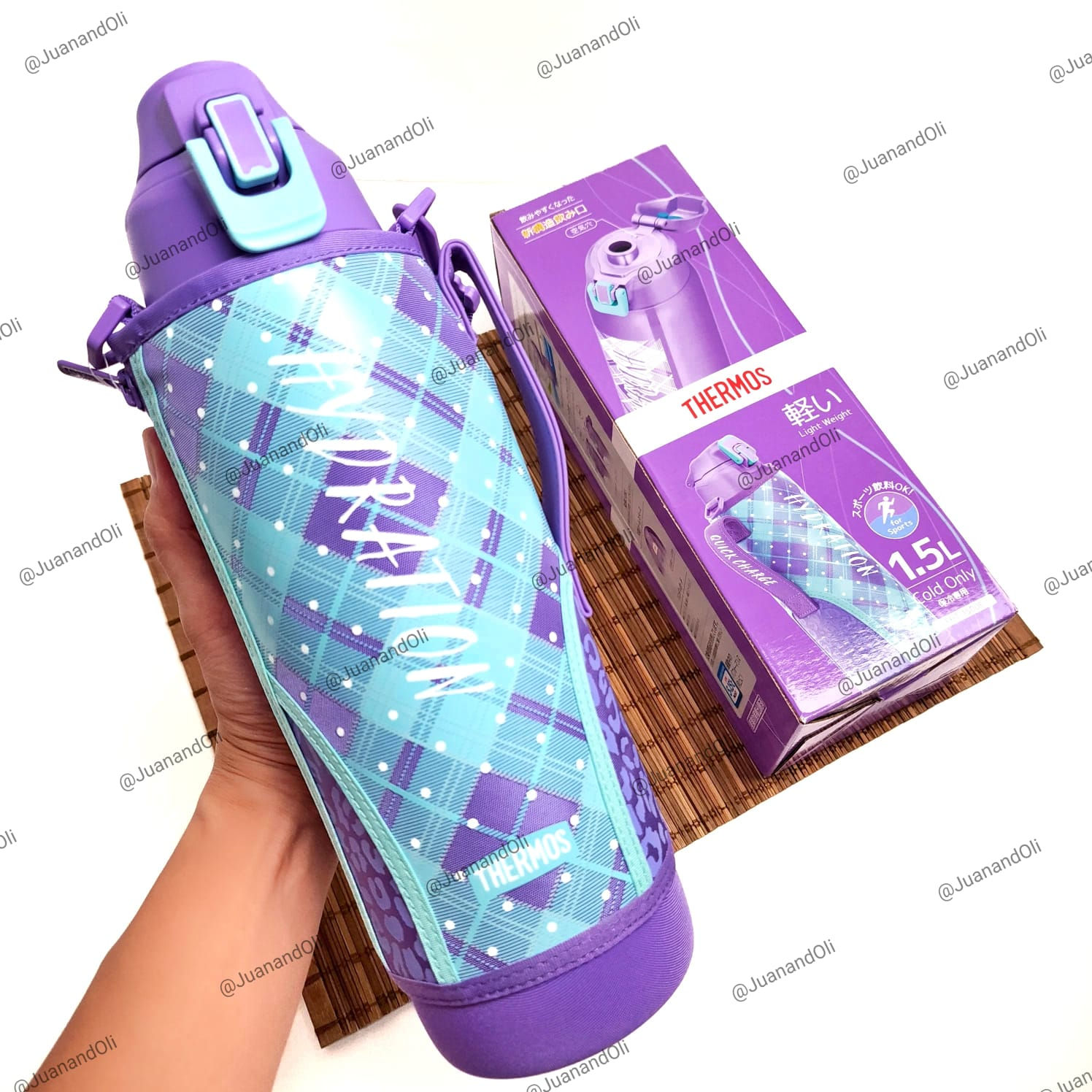 Thermos Sports Bottle 1.5L with bag and handle