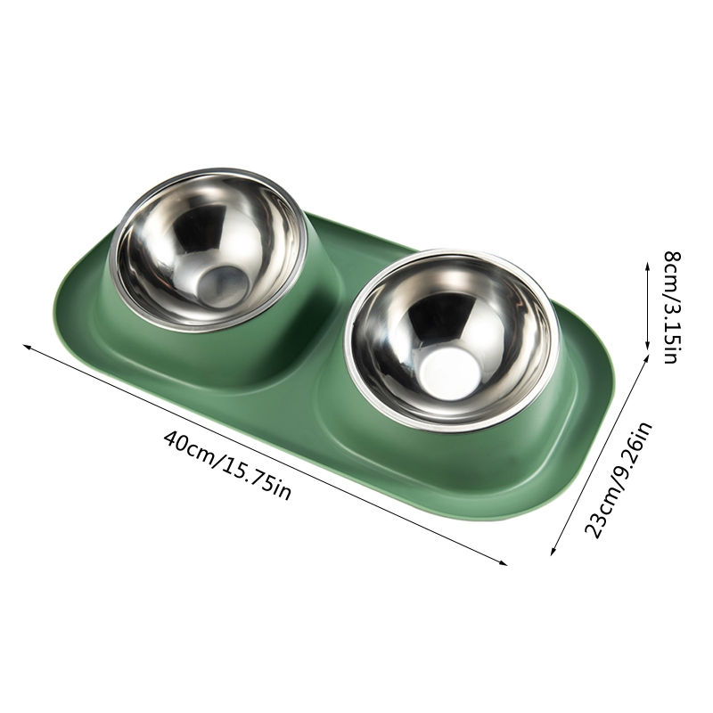 Miniature : Double Dog for Cat Bowls 