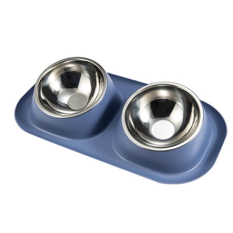 Miniature : Stainless Steel Double Cat Dog