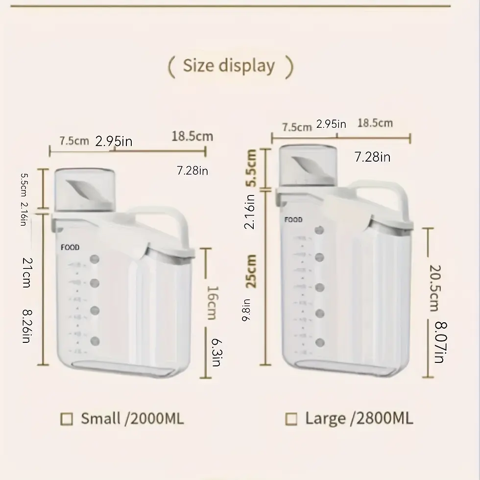 Miniature : 1pc Simple Food Storage 
