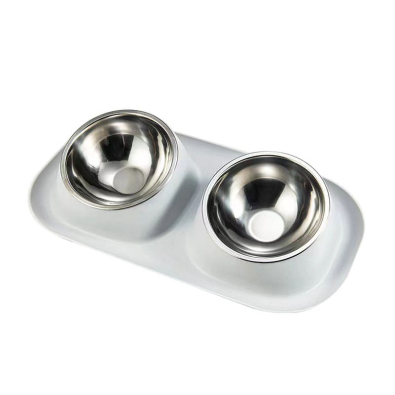 Miniature : Mess Proof Elevated Pet Bowl Dog Cat 