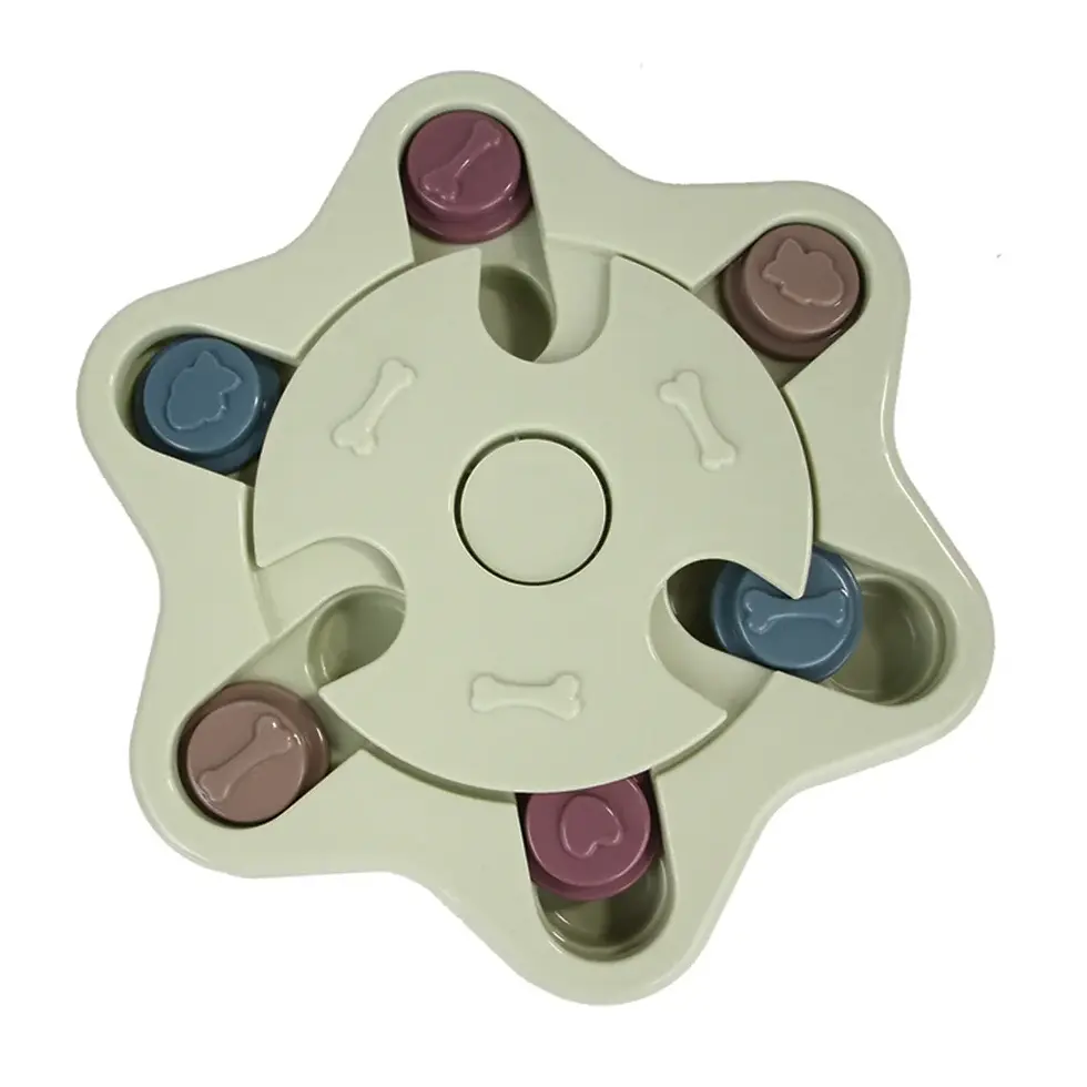 Miniature : Dog Puzzle Toy Feeder Anti-choking Daily Feeding