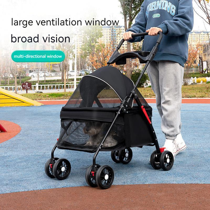 Pet Stroller Lightweight Folding Walking Pet