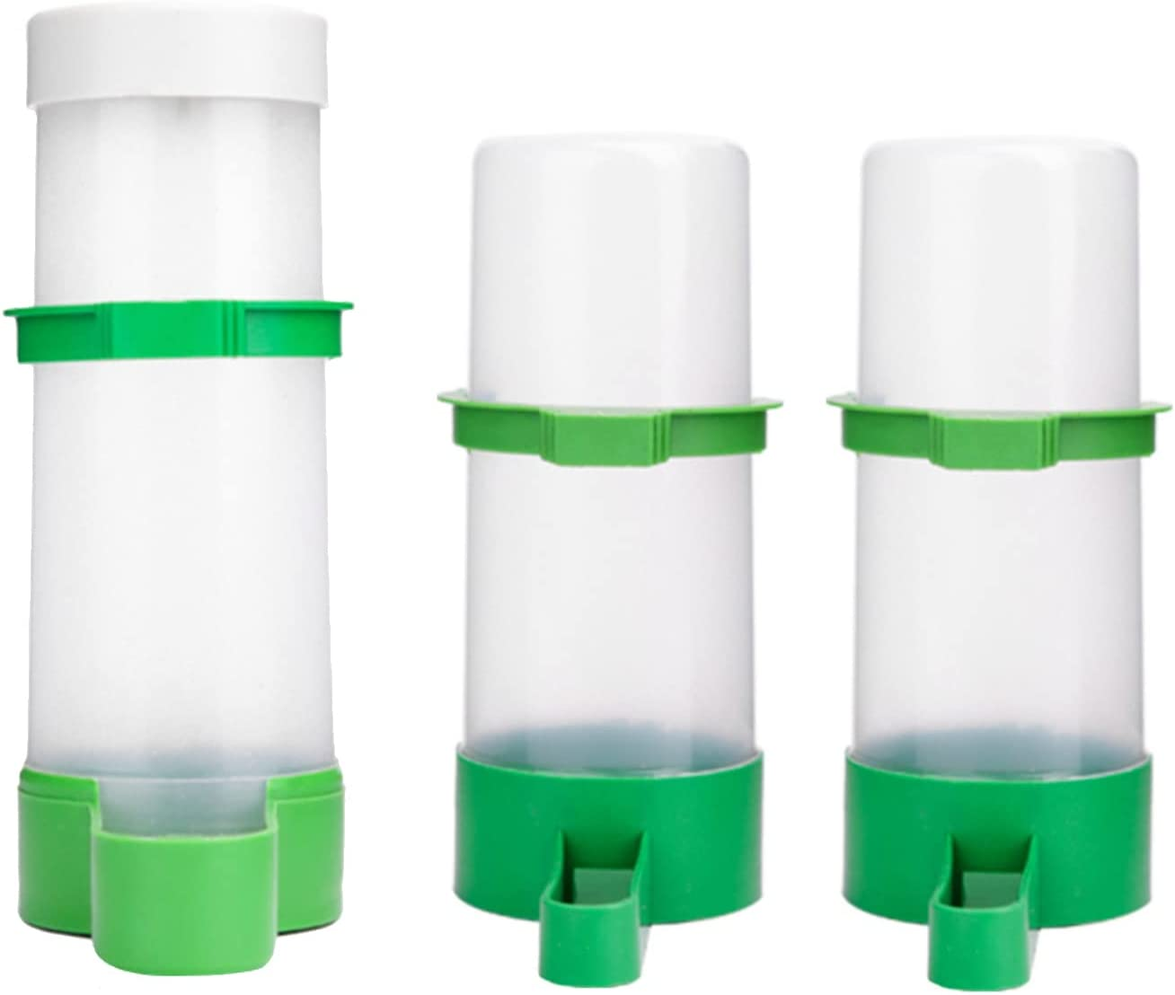 Bird Feeder & Water Dispenser Set, Automatic Bird Feeder, 2PCS 90Ml Water Feeder