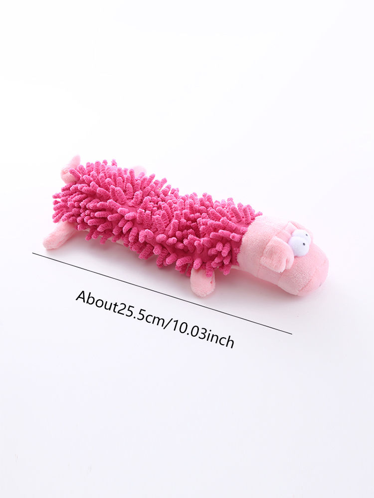 Miniature : Pet dog toy sound plush toy mop fur shell frog hippo teeth grinding supplies