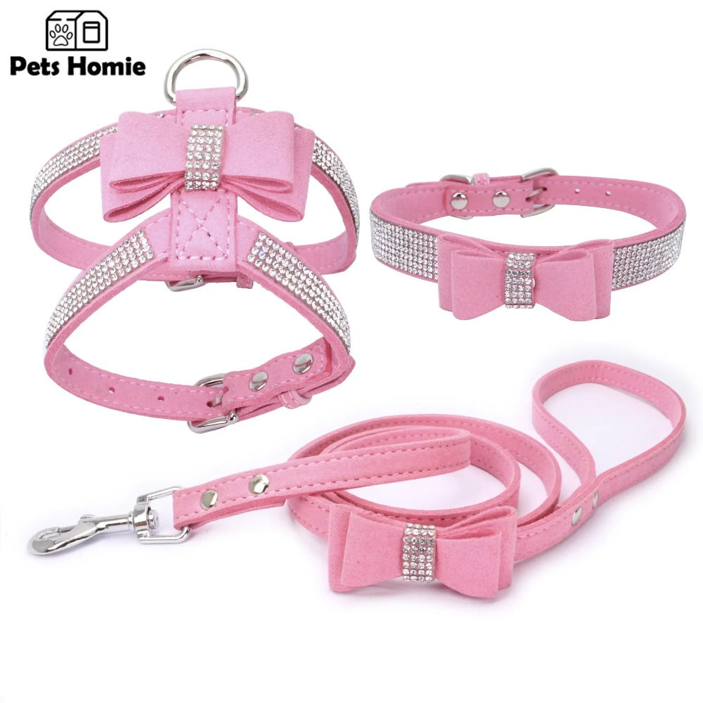 Pet Chest Harness Rhinestone 