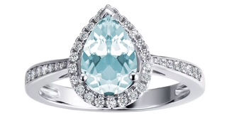Ring Laura Sterling Silber mit Sky Blue Topas Diasya