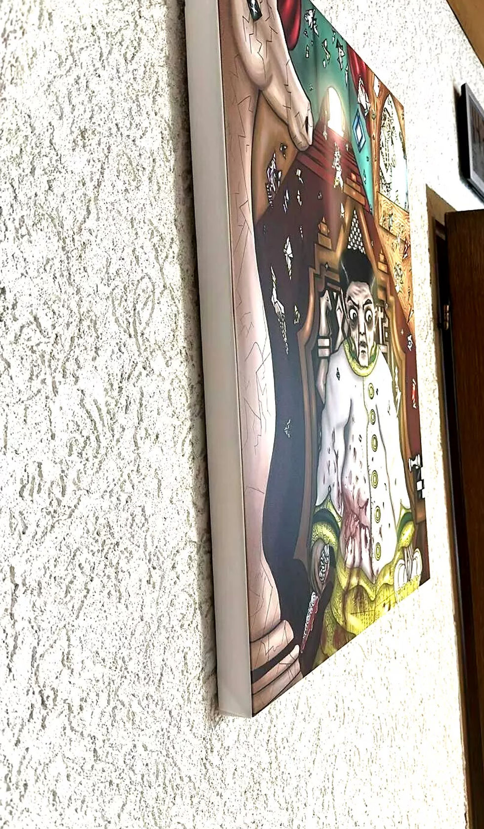 Miniatura: Bild auf Leinwand König Zamir Schachmatt von Diana Ecker