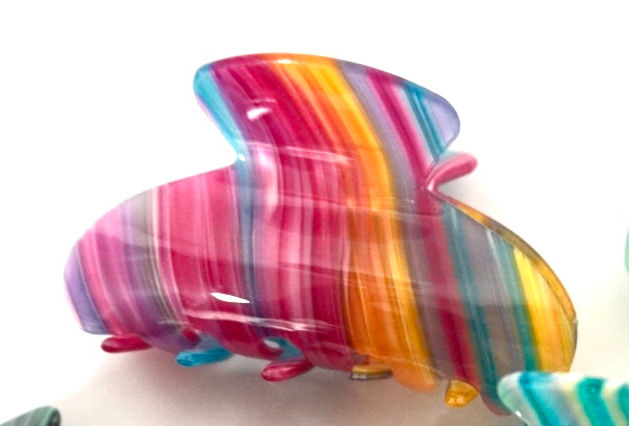 Miniatura: Haarklammer  Bio-Acetat Regenbogen Diasya