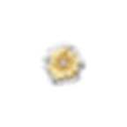 Brosche Sterling Silber 925 platiniert und vergoldet Blume