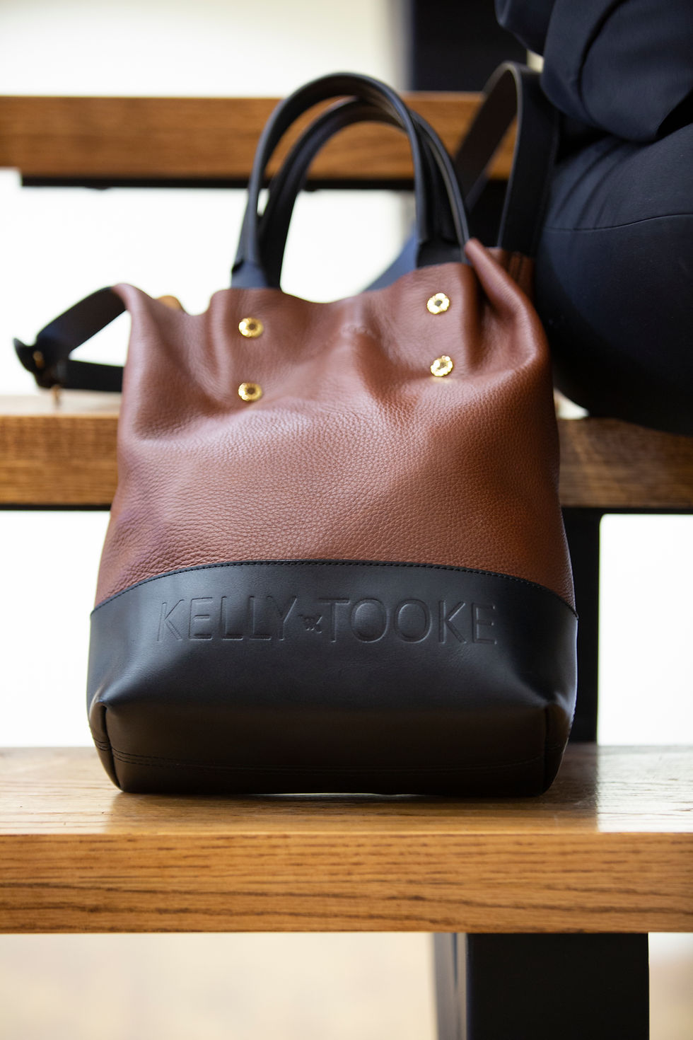Thumbnail: Tyler Satchel (Cognac-Black)