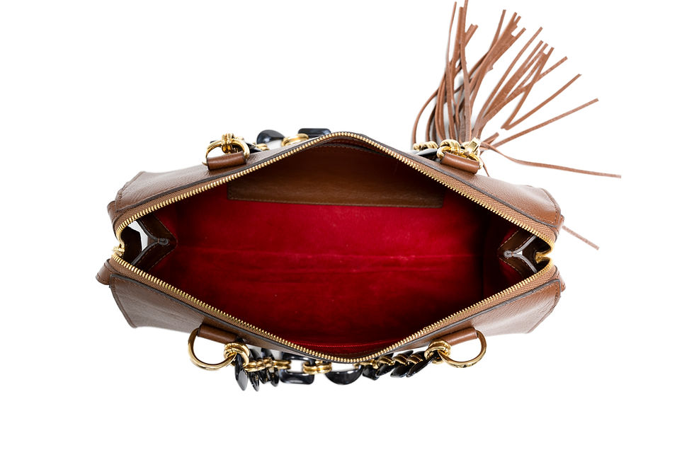 Thumbnail: Medium Soho (Cognac w/ Black Chain)