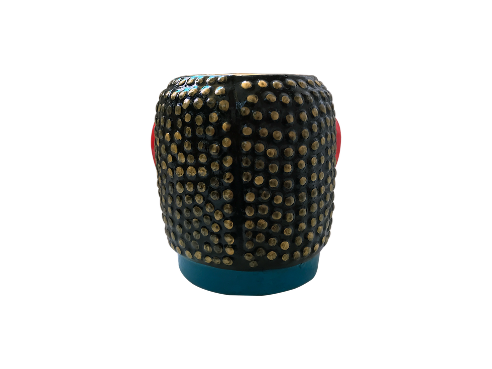 Thumbnail: Buddha Handpainted Decorative Flower Pot