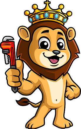 Royalty Standing Lion Mascot
