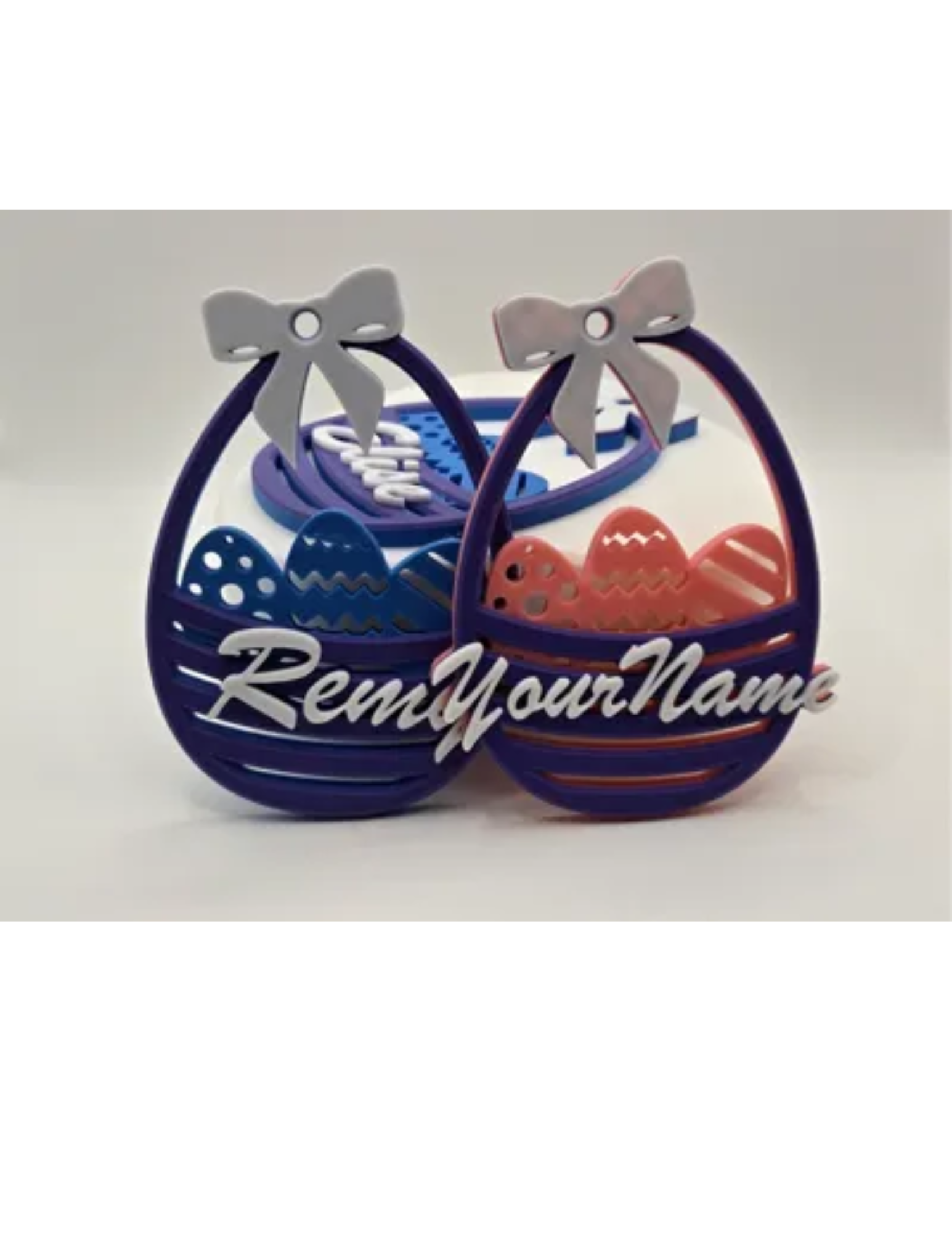 3D Printed Easter Basket Tags