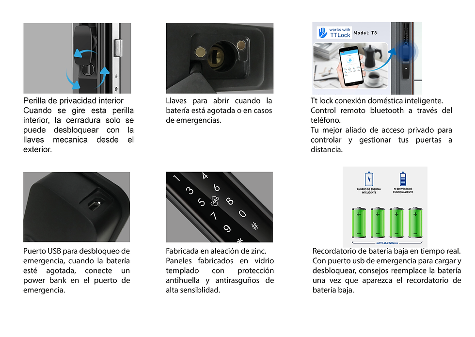 Miniatura: Cerradura Electronica T8