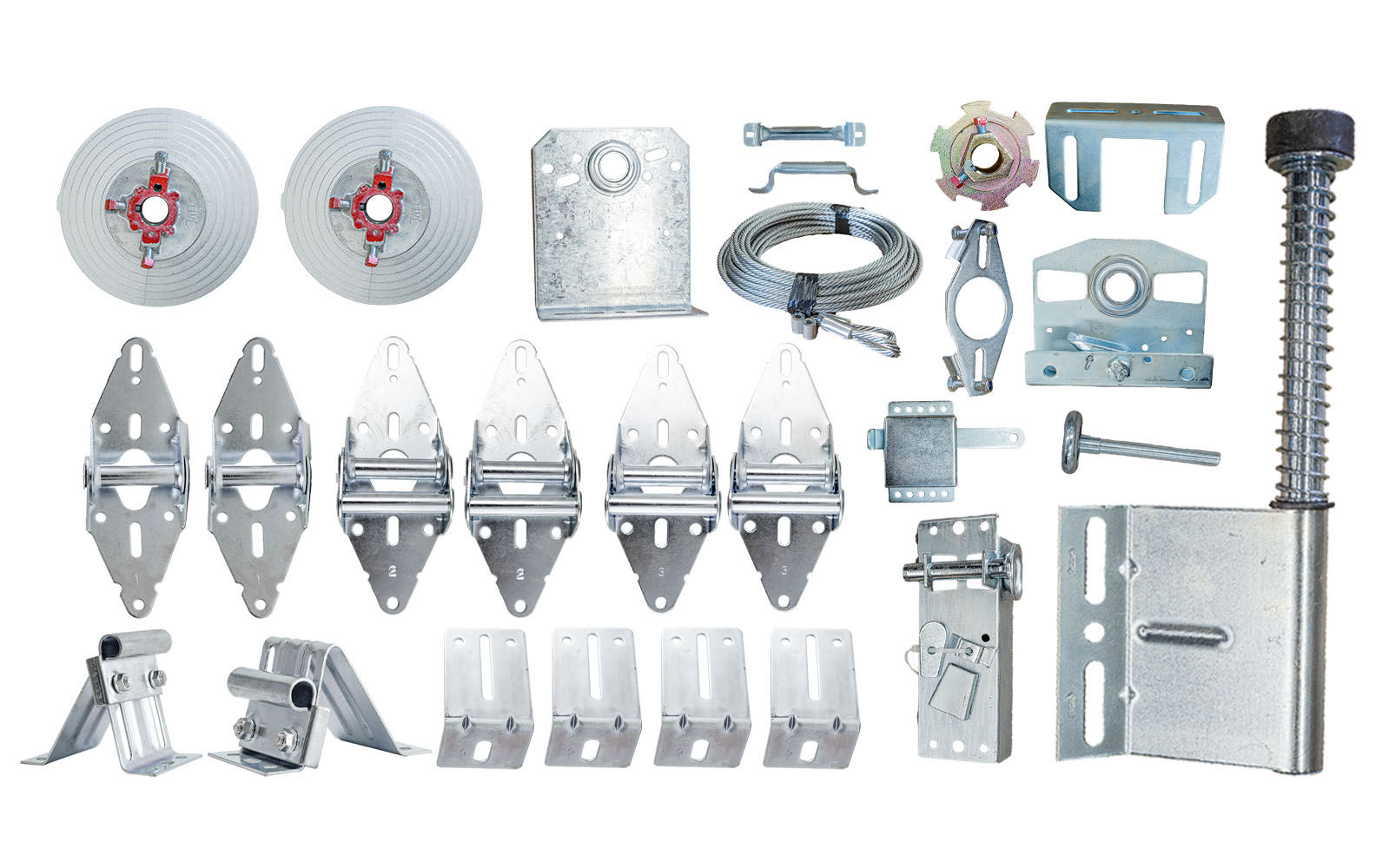 CAJA DE HERRAJES PARA PORTÓN INDUSTRIAL