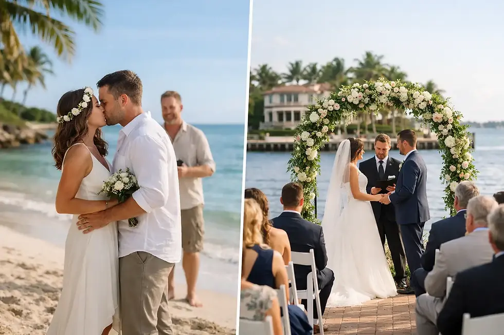 Elopement vs Wedding Ceremony Florida: Which Fits?