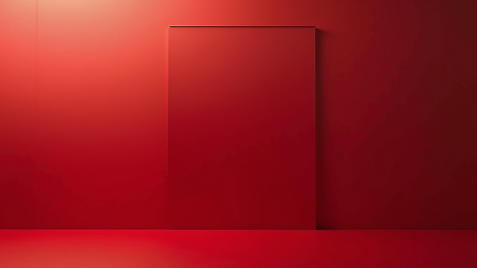 Vista en primer plano de una pieza de aluminio anodizado en color rojo brillante