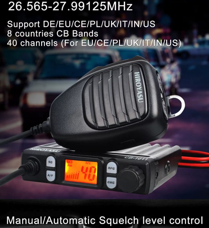 Thumbnail: HIROYASU CB-1011 CB Mobile Transceiver - wide band