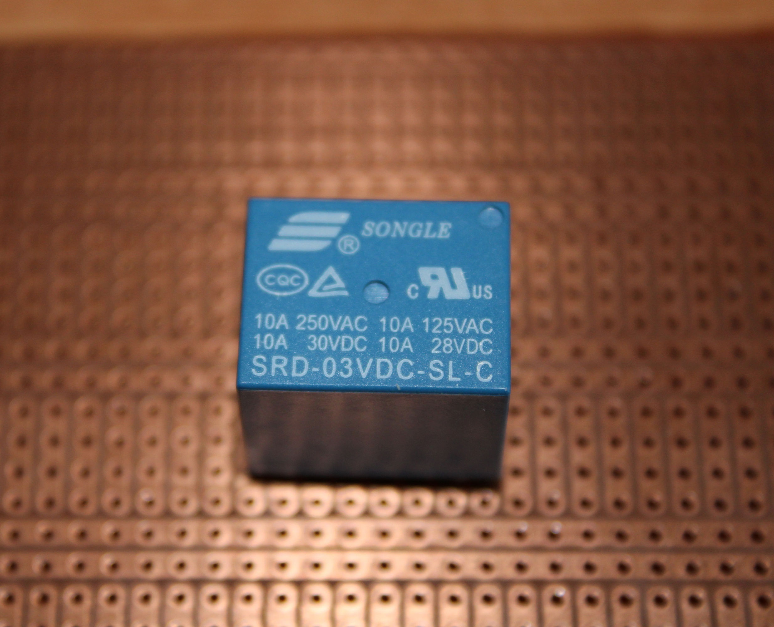 Songle - mini power relays SPDT 5-pins PCB mount DC coils