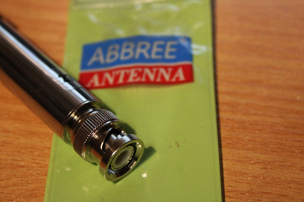 Thumbnail: Antenna - 27MHz telescopic -Abbree Brand- BNC
