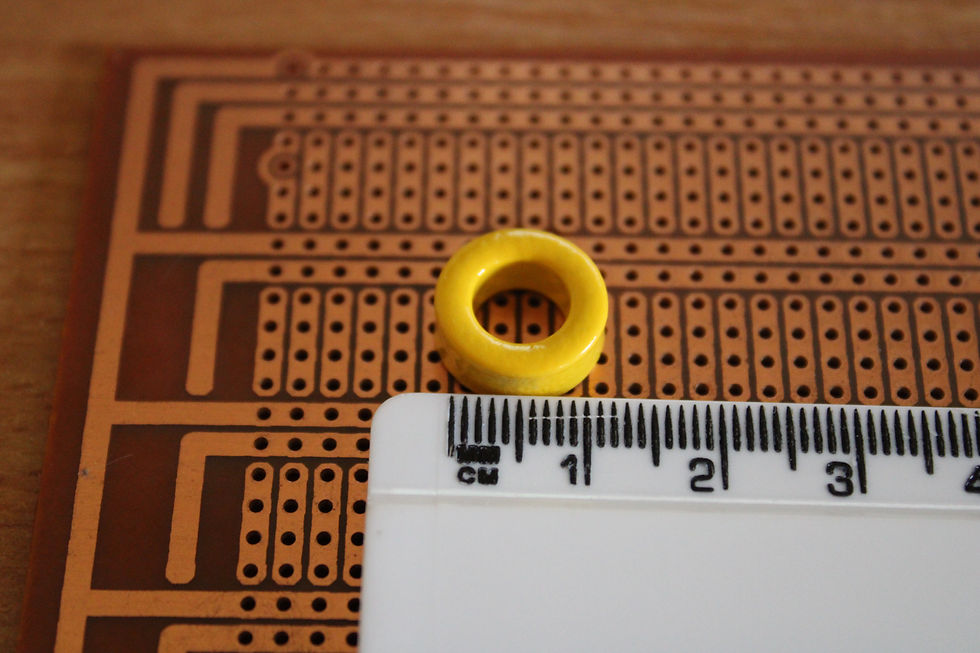 Thumbnail: Ferrite Powder Toroid Cores For Wound Inductors - packs of 2,5 & 10 pcs
