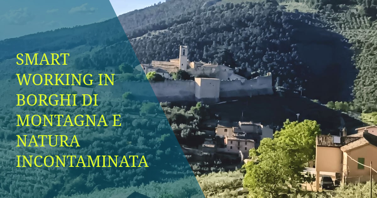 Smart working in borghi di montagna e natura incontaminata