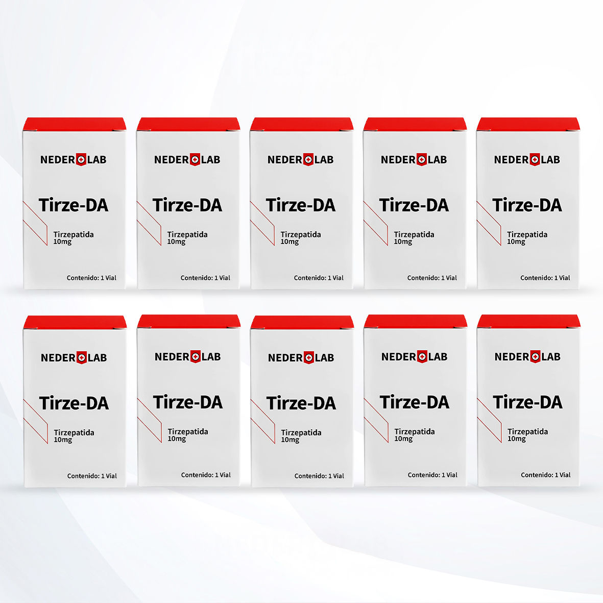 Kit 10 piezas, Tirze-DA 10mg