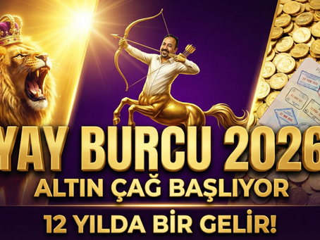 2026 Yay burcu için zincirleri kırma yılı! Satürn baskısı bitiyor, Jüpiter Aslan ile şans kapıları açılıyor. Aşk, seyahat ve büyük devrim başladı.