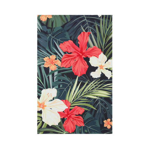 Kitchen Tea Towel – Hibiscus Flowers | RHB Hawaii