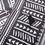 Thumbnail: Adult Poncho - Black tribal pattern