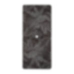 Under the Moonlight adult beach poncho fabric with dark tropical leaf pattern.