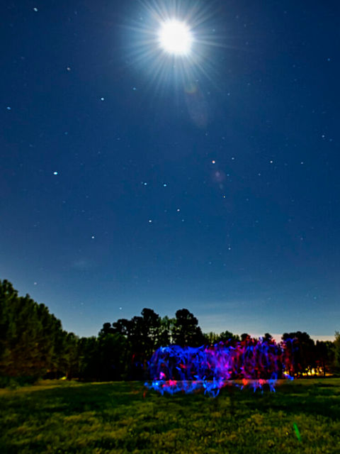 Light Painting Chasing Frames