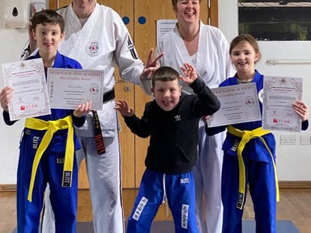 Yellow Belts Awarded!