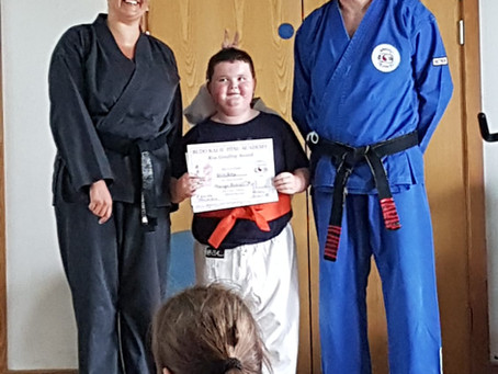 Orange Certificates Presented!