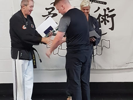 Two 4th Kyu Belts Awarded!