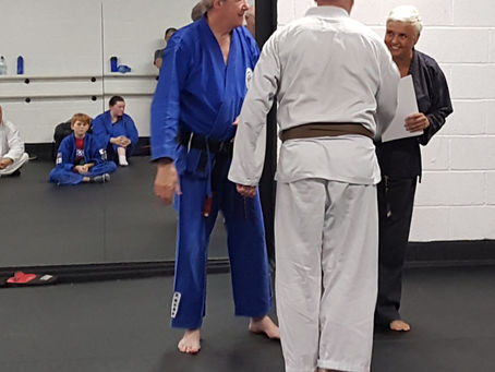 Brown Belt Certs Presented!