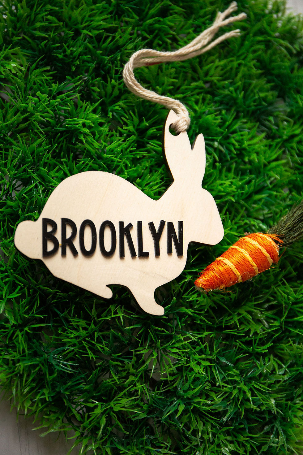 Thumbnail: Personalized Easter Basket Bunny Tag