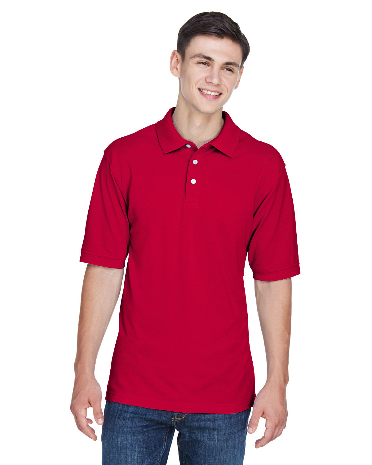 Harriton Men's 5.6 oz. Easy Blend™ Polo M265