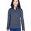 Thumbnail: Devon & Jones Ladies' Newbury Mélange Fleece Quarter-Zip DG798W