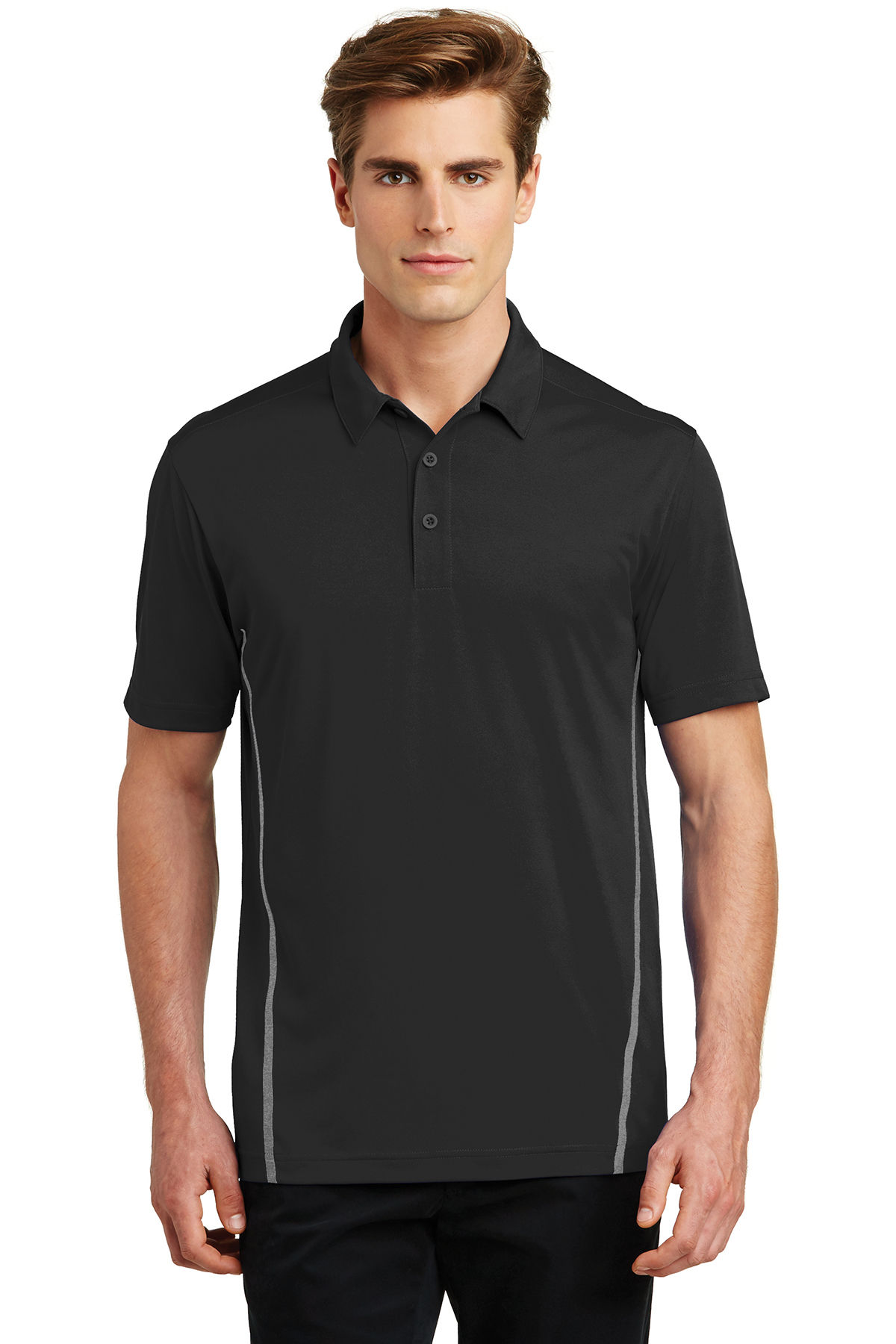 Sport-Tek Contrast PosiCharge Tough Polo ST620